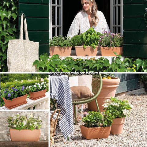 Jardinera Rectangular Garda Terrarcilla