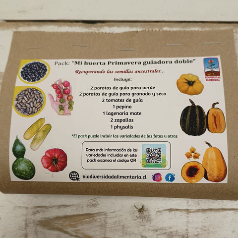 Mi Huerta Primavera Guiadora Doble Biodiversidad Alimentaria