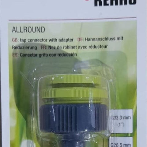 Conector A La Llave De 1" Con Reducccion A 3/4" Y 1/2"
