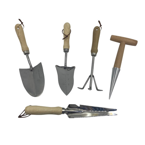 Set Herramientas Jardinería Madera