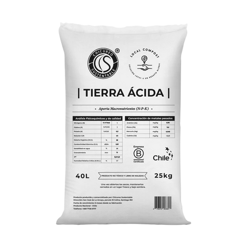 Tierra Acida 40 Lts