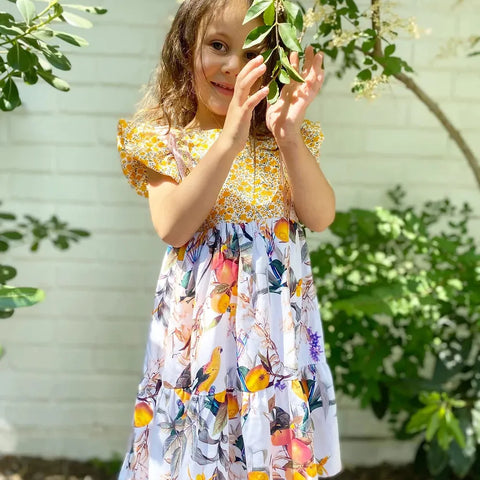 Vestido Baile Amarillo