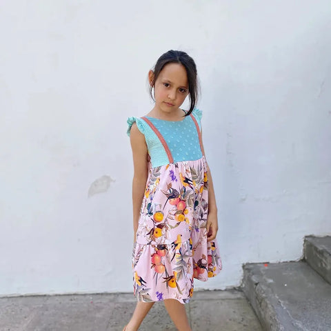 Vestido Baile Celeste