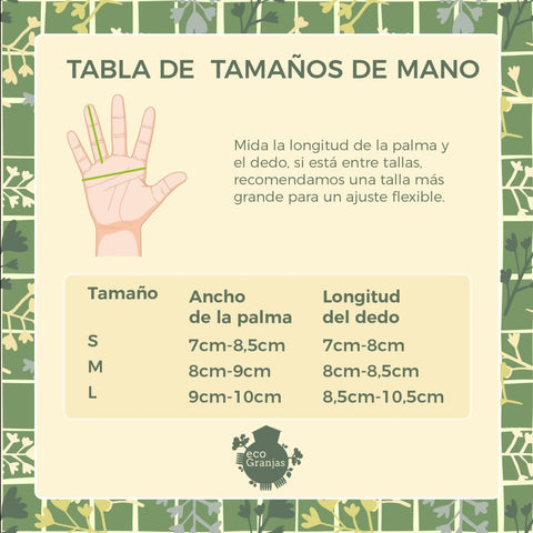 Guante Cafe Talla